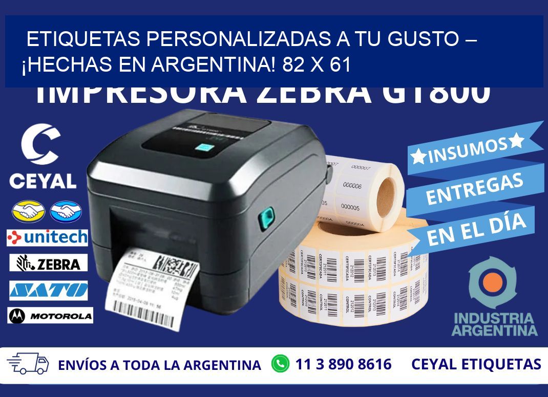 ETIQUETAS PERSONALIZADAS A TU GUSTO – ¡HECHAS EN ARGENTINA! 82 x 61