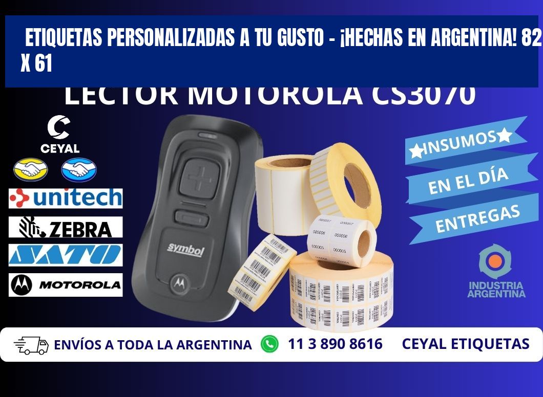 ETIQUETAS PERSONALIZADAS A TU GUSTO – ¡HECHAS EN ARGENTINA! 82 x 61