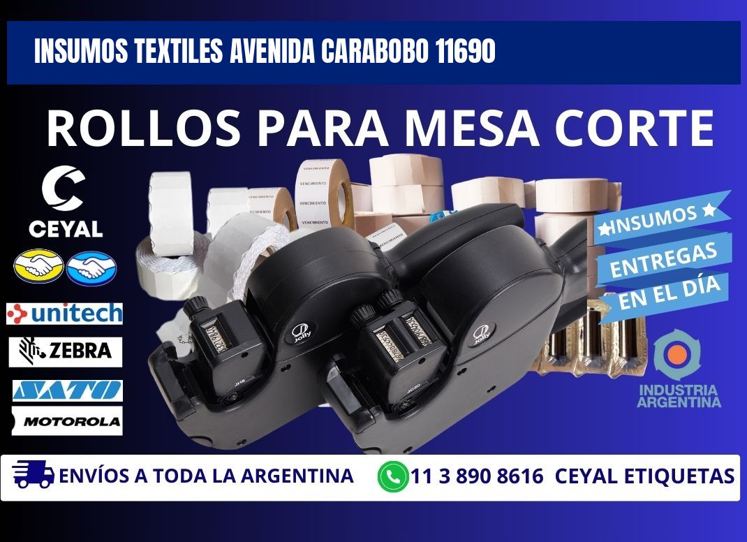 INSUMOS TEXTILES AVENIDA CARABOBO 11690