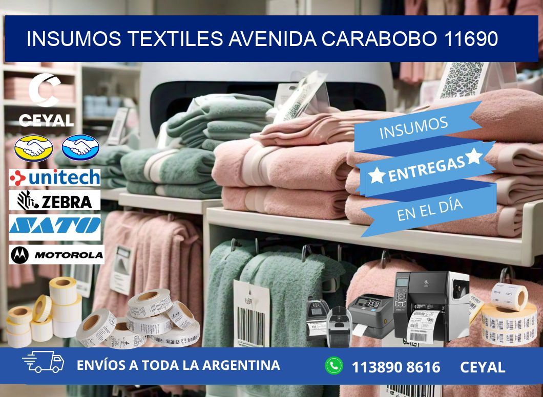 INSUMOS TEXTILES AVENIDA CARABOBO 11690