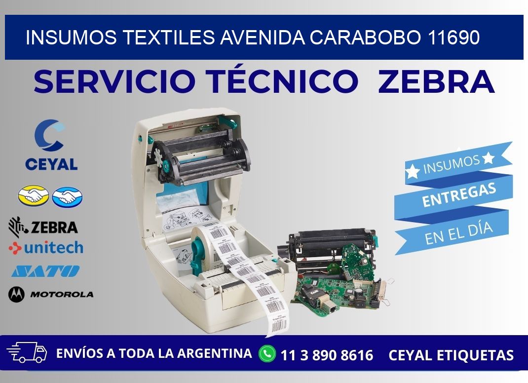 INSUMOS TEXTILES AVENIDA CARABOBO 11690