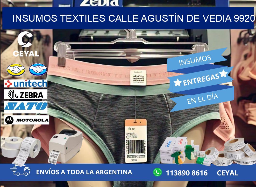 INSUMOS TEXTILES CALLE AGUSTÍN DE VEDIA 9920