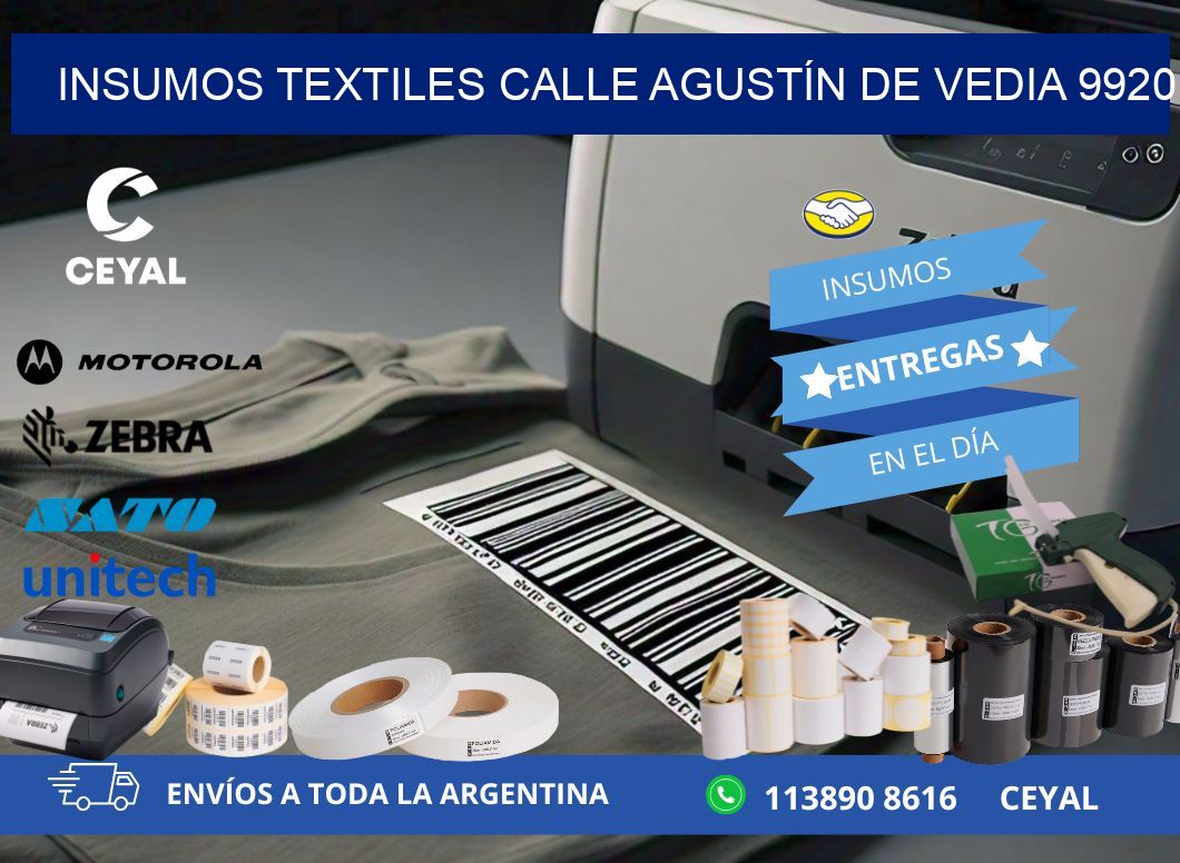 INSUMOS TEXTILES CALLE AGUSTÍN DE VEDIA 9920