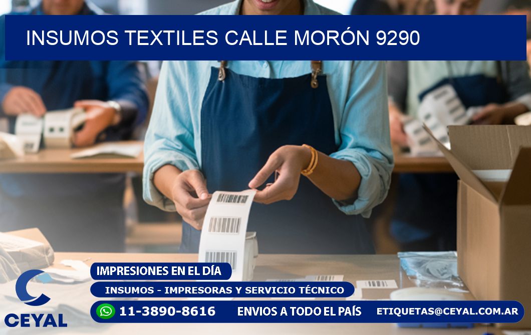 INSUMOS TEXTILES CALLE MORÓN 9290