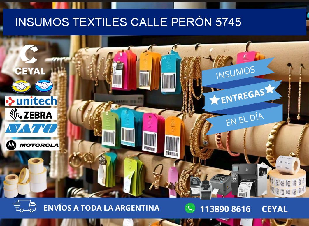 INSUMOS TEXTILES CALLE PERÓN 5745