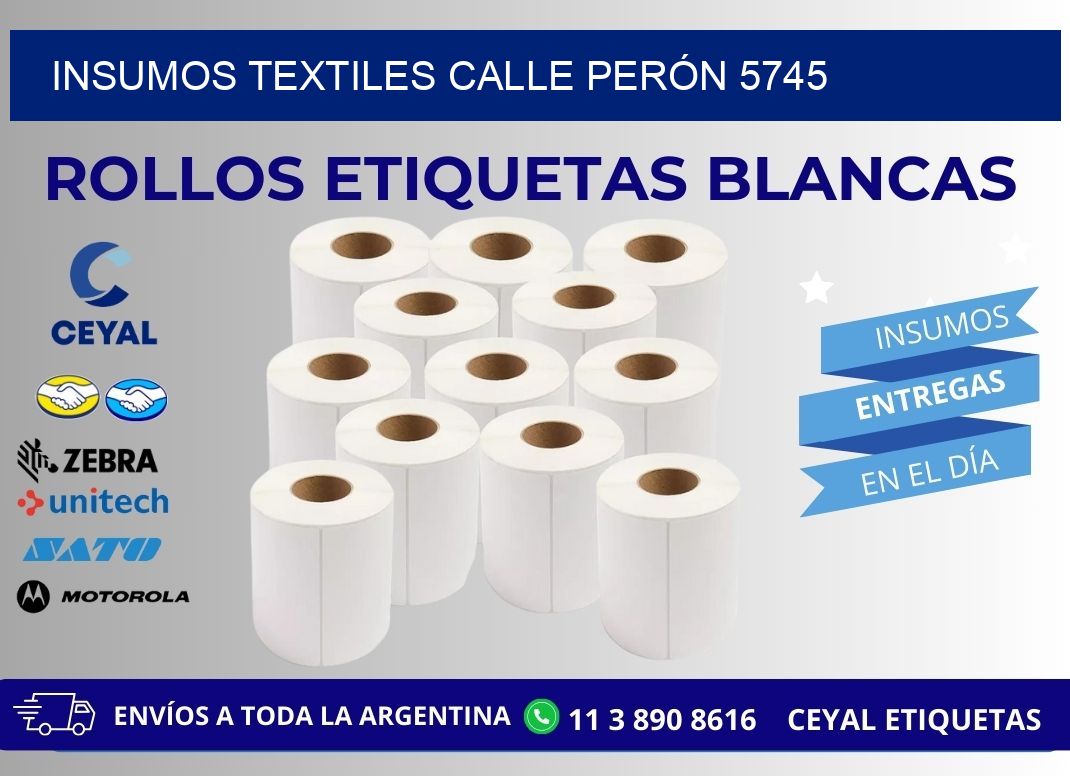 INSUMOS TEXTILES CALLE PERÓN 5745