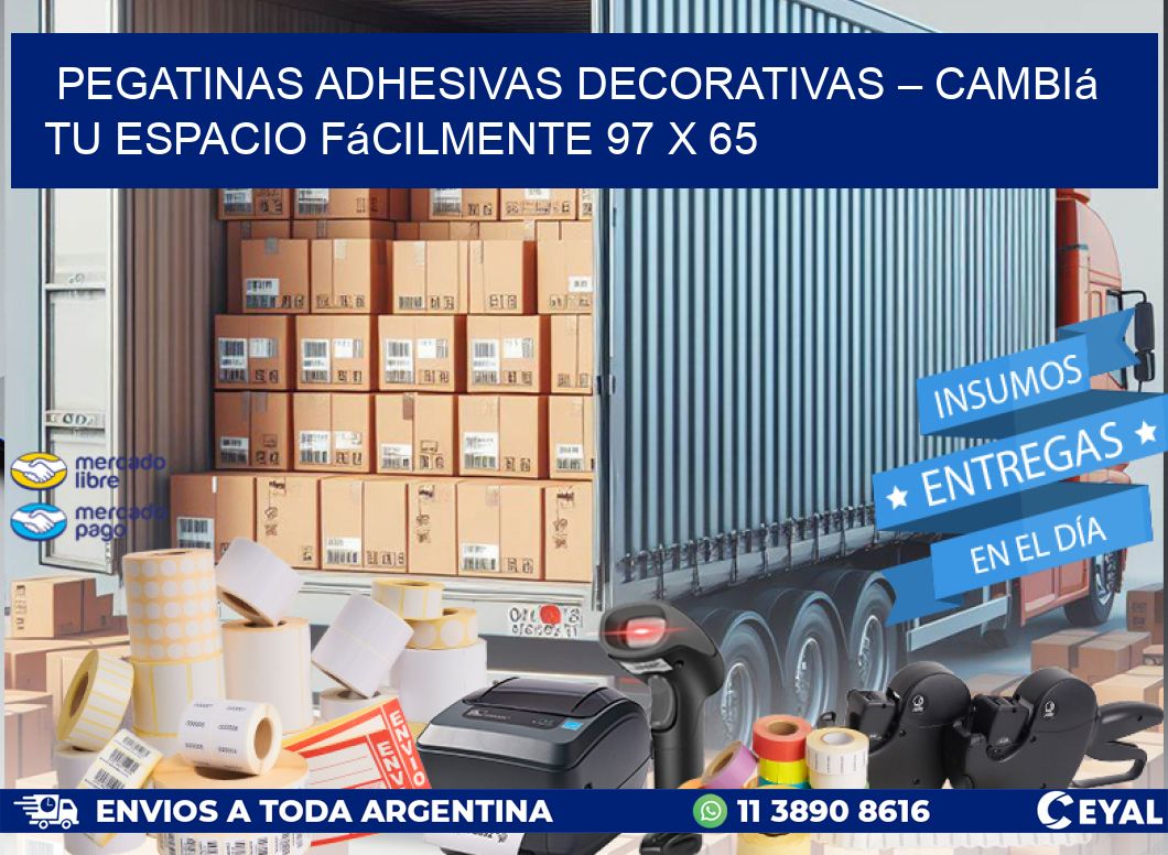 Pegatinas Adhesivas Decorativas – Cambiá Tu Espacio Fácilmente 97 x 65