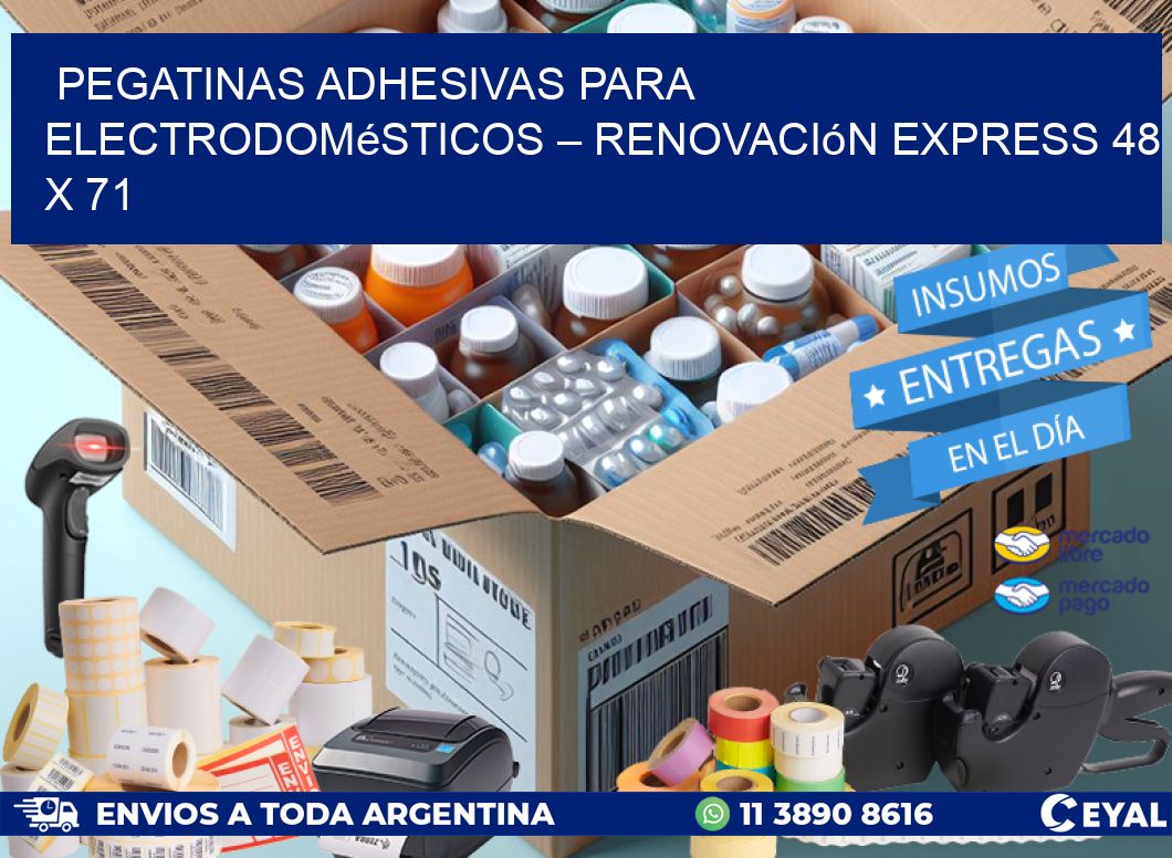 Pegatinas Adhesivas para Electrodomésticos – Renovación Express 48 x 71