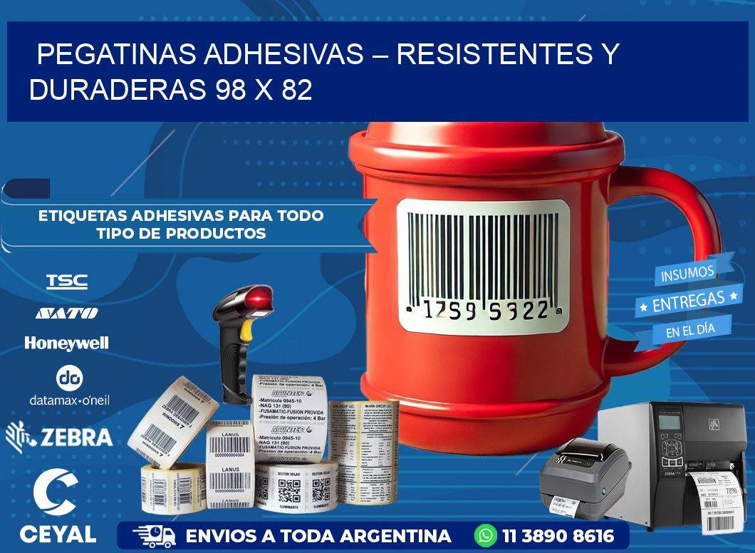 Pegatinas Adhesivas – Resistentes y Duraderas 98 x 82