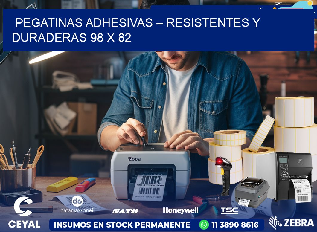 Pegatinas Adhesivas – Resistentes y Duraderas 98 x 82