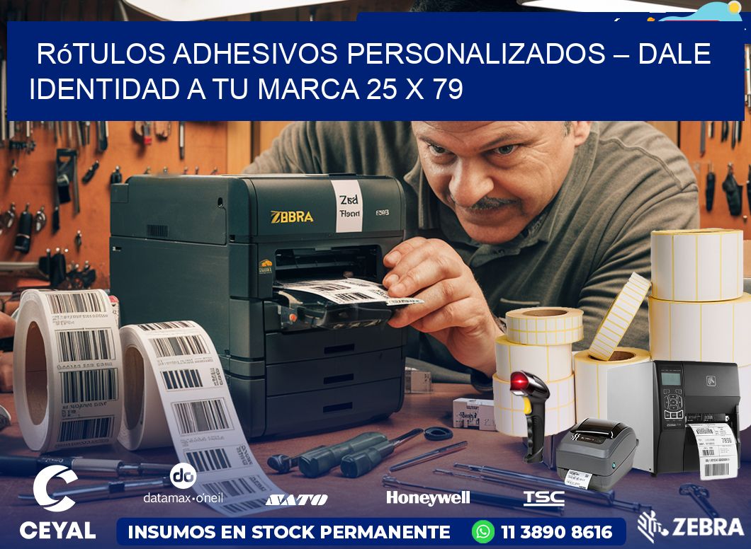 Rótulos Adhesivos Personalizados – Dale Identidad a Tu Marca 25 x 79