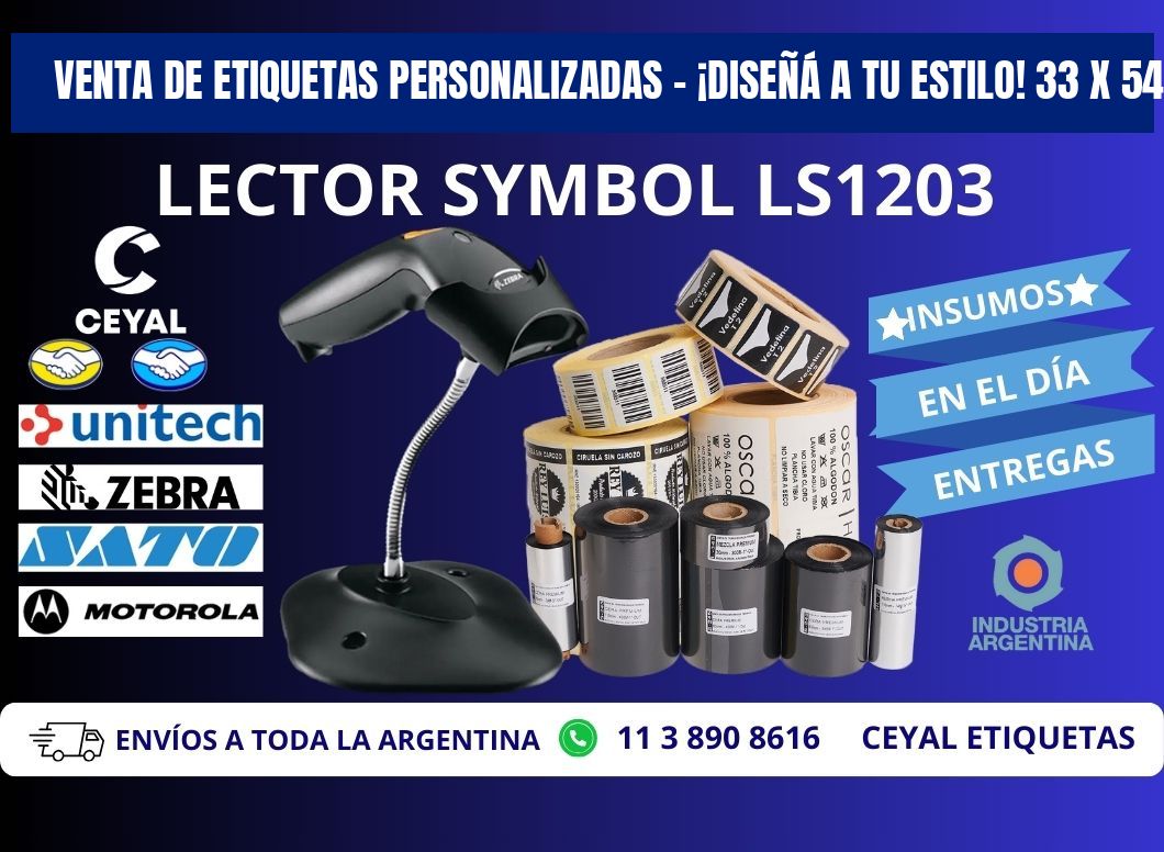 VENTA DE ETIQUETAS PERSONALIZADAS – ¡DISEÑÁ A TU ESTILO! 33 x 54