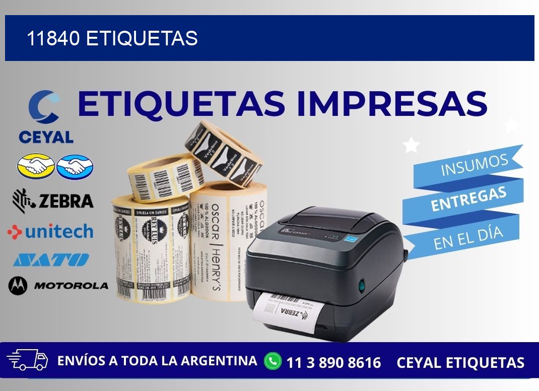 11840 ETIQUETAS