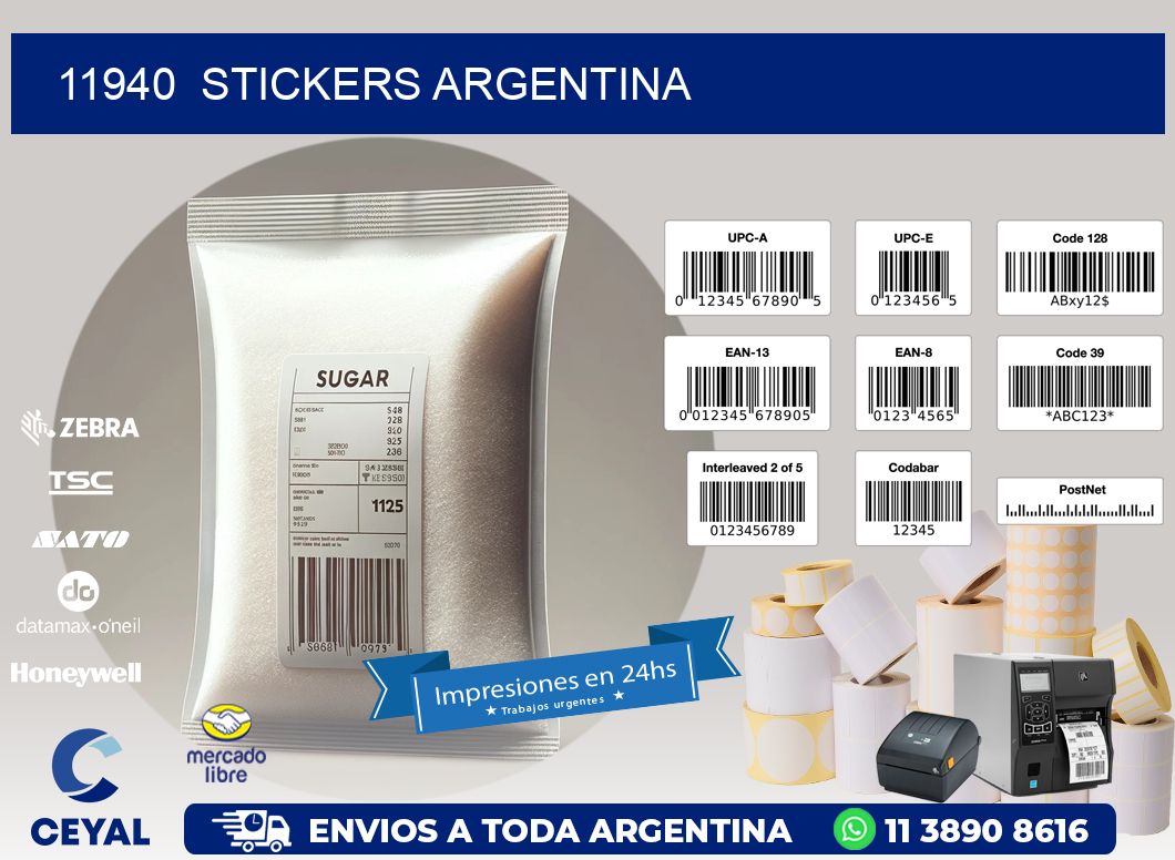 11940  Stickers Argentina