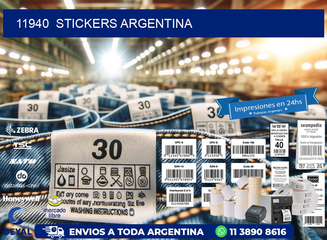 11940  Stickers Argentina