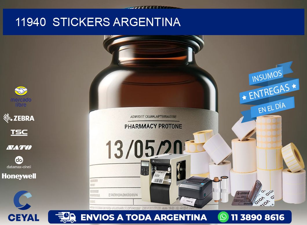 11940  Stickers Argentina