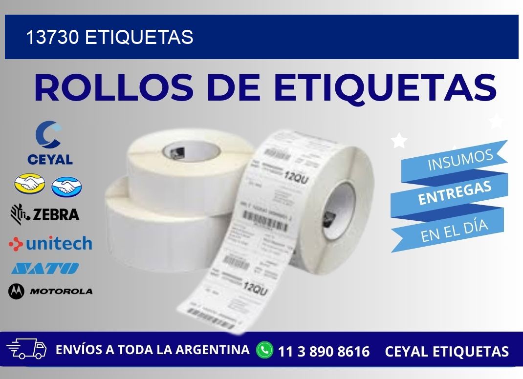 13730 ETIQUETAS