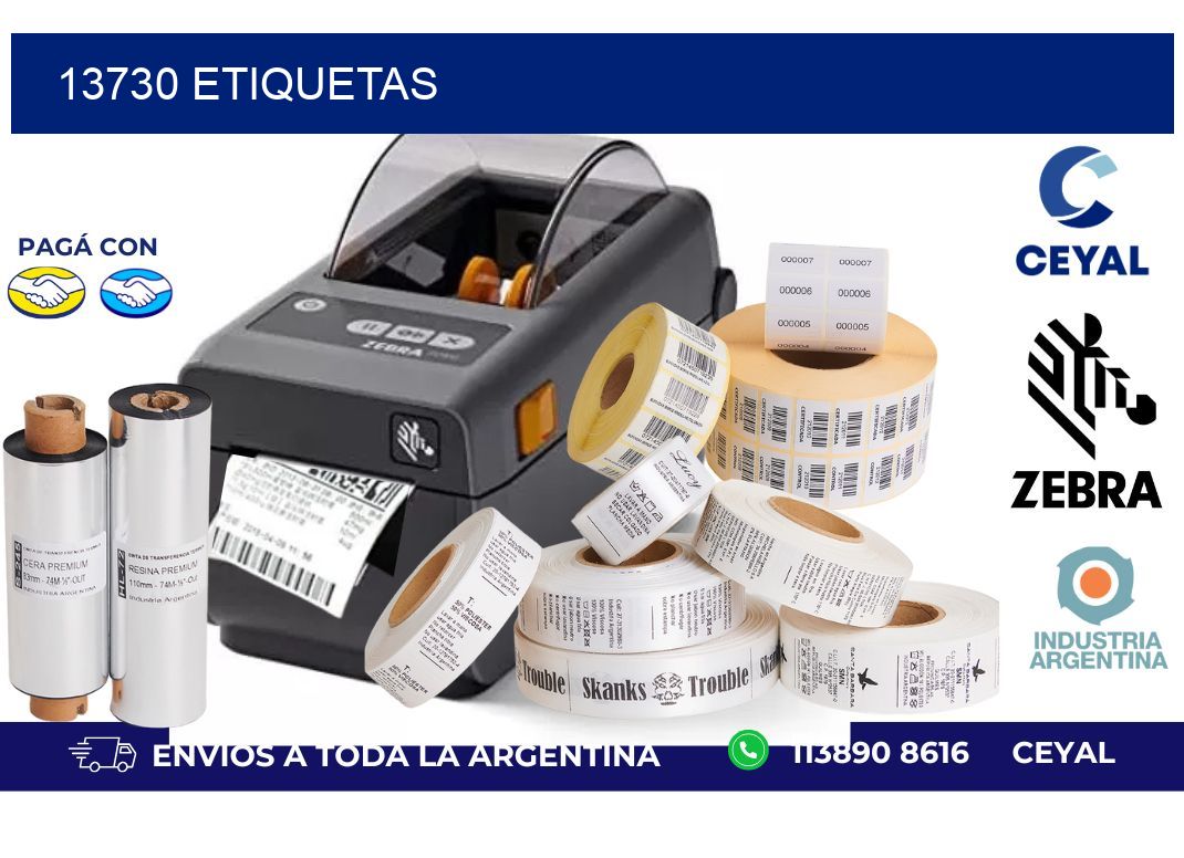 13730 ETIQUETAS