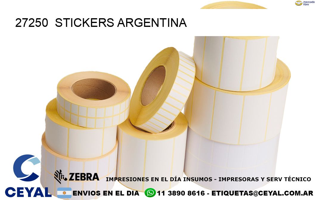 27250  Stickers Argentina