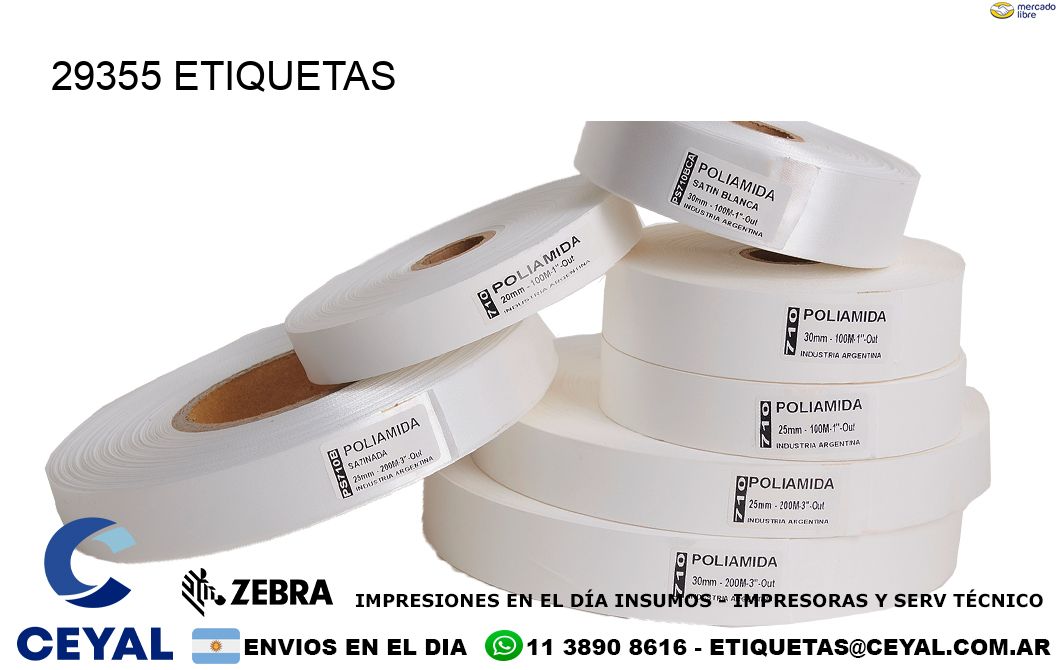 29355 ETIQUETAS