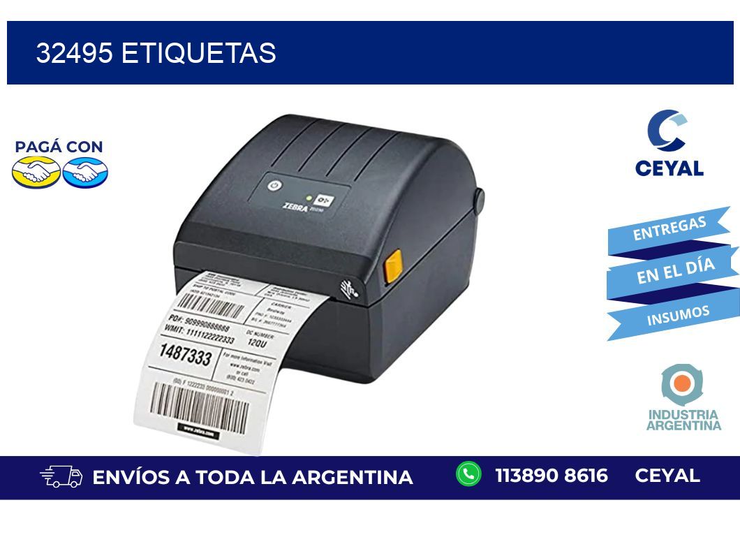32495 ETIQUETAS