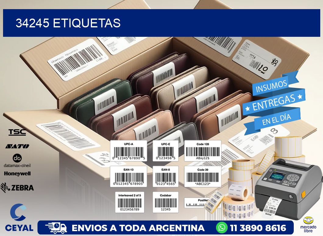 34245 ETIQUETAS