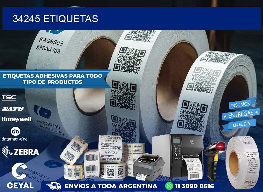 34245 ETIQUETAS