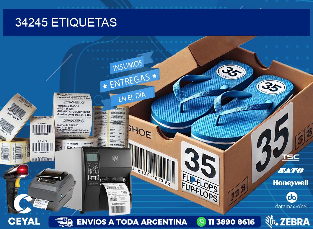 34245 ETIQUETAS