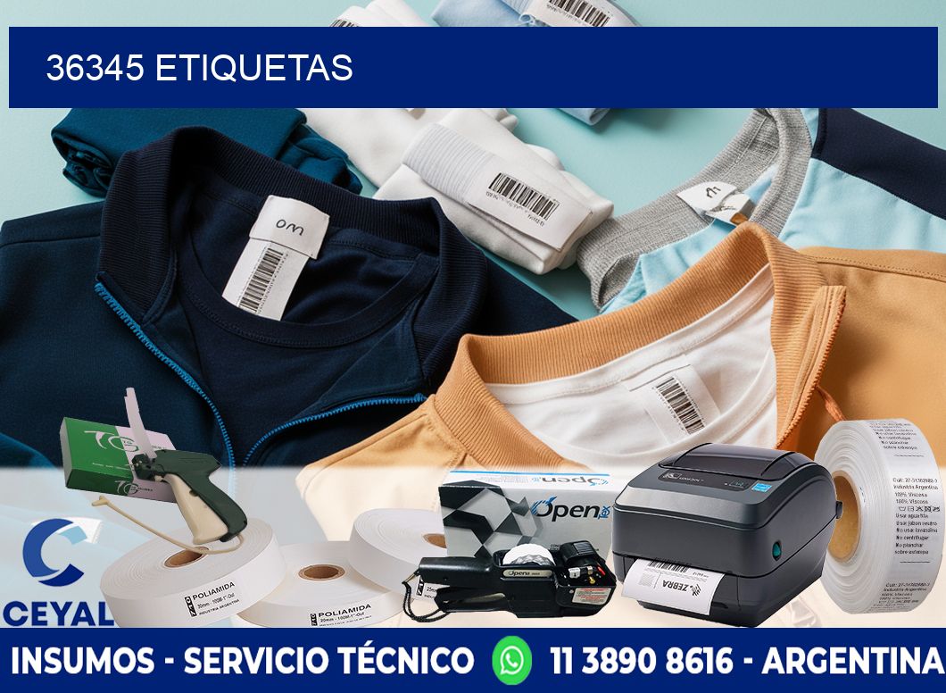 36345 ETIQUETAS