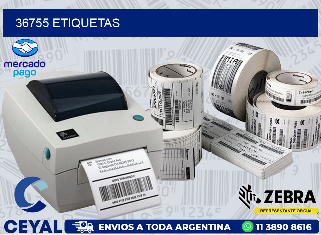 36755 ETIQUETAS