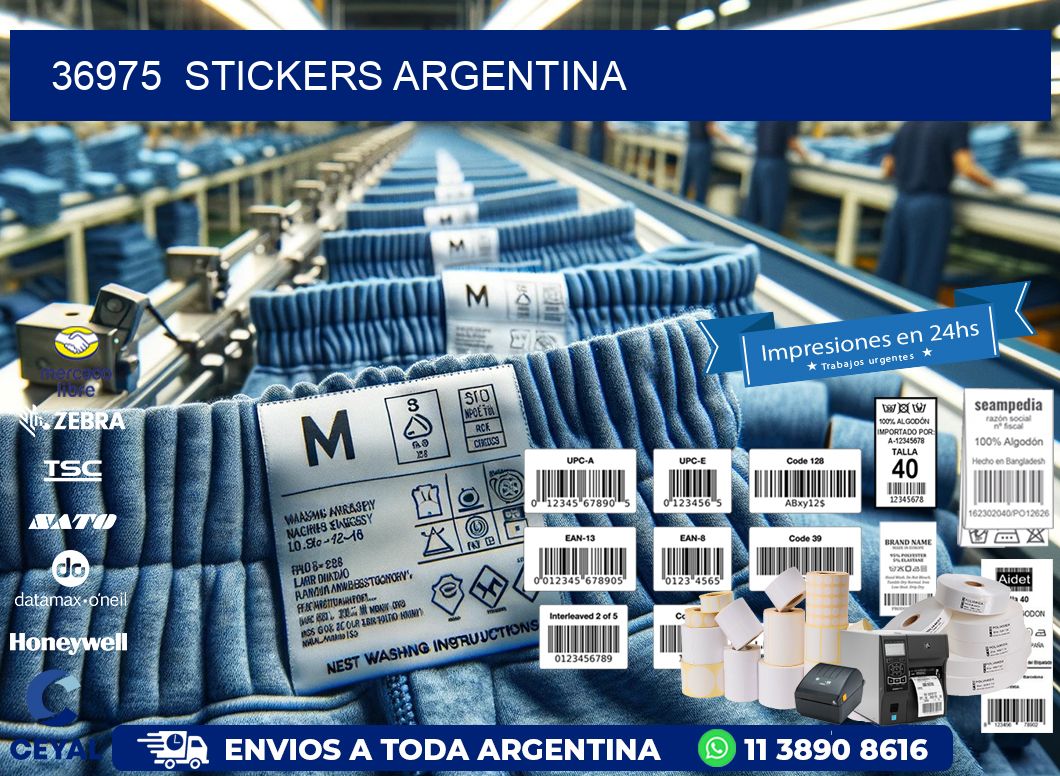 36975  Stickers Argentina