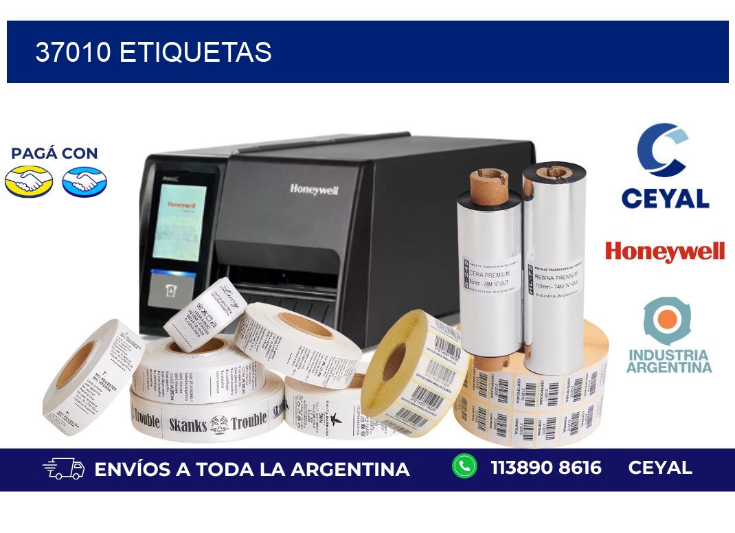 37010 ETIQUETAS