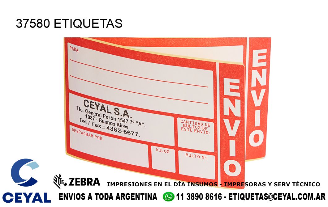 37580 ETIQUETAS