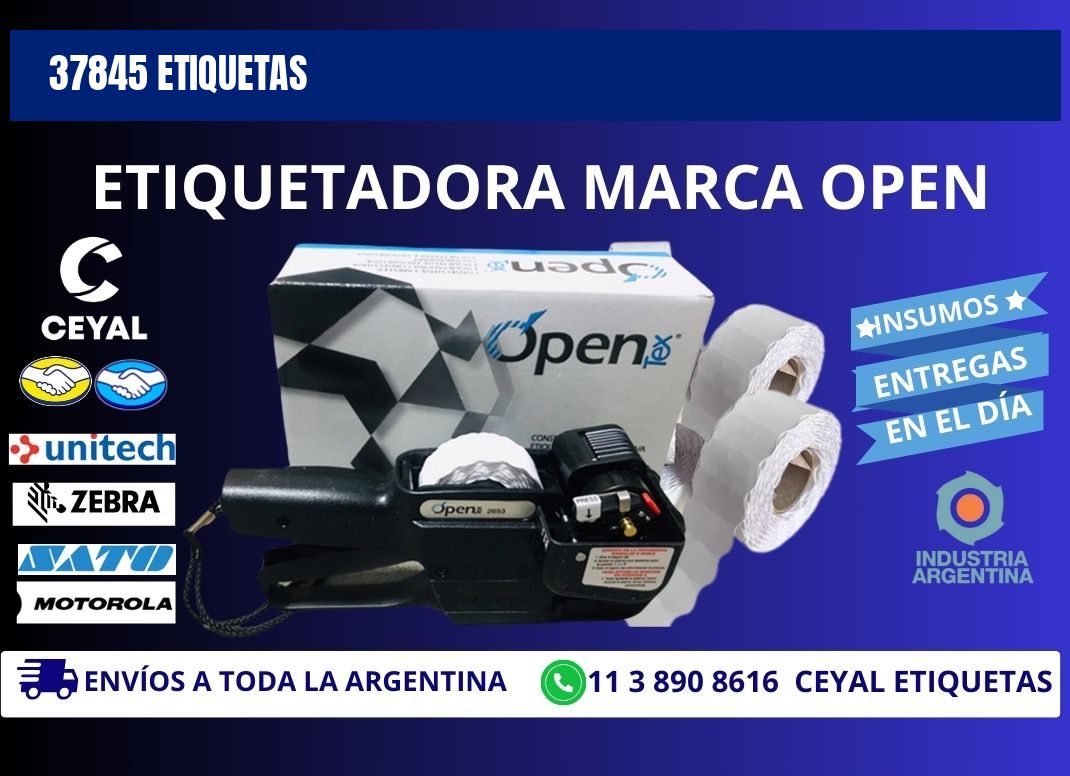 37845 ETIQUETAS
