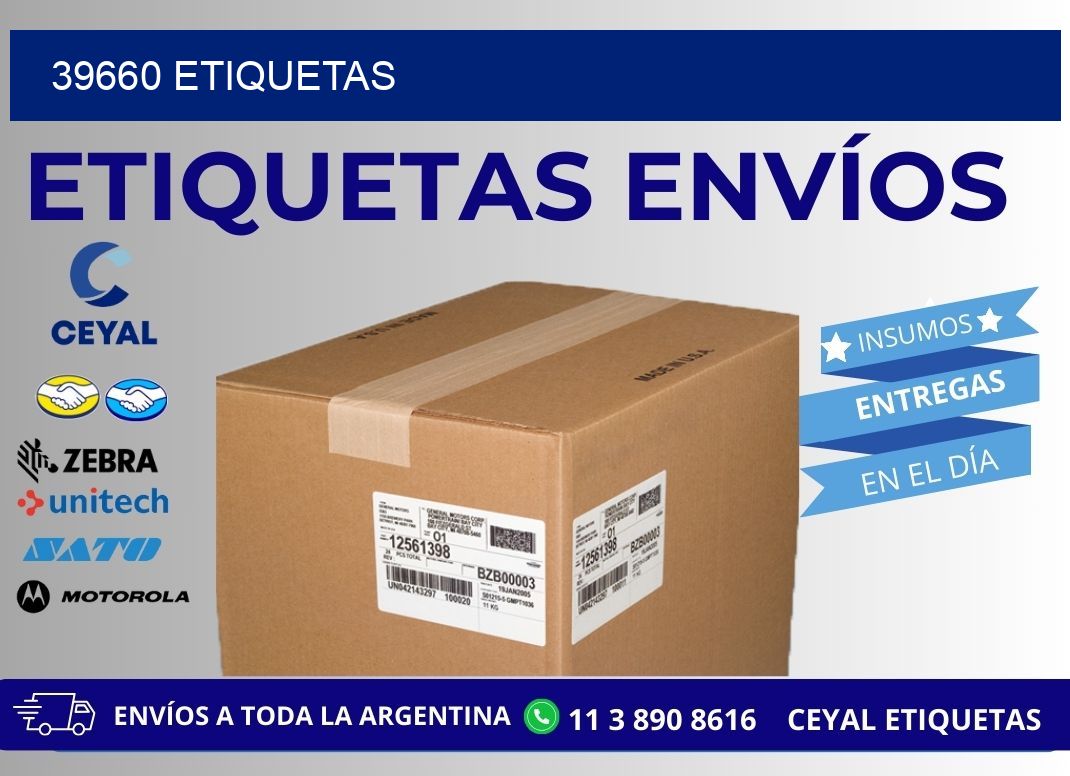 39660 ETIQUETAS