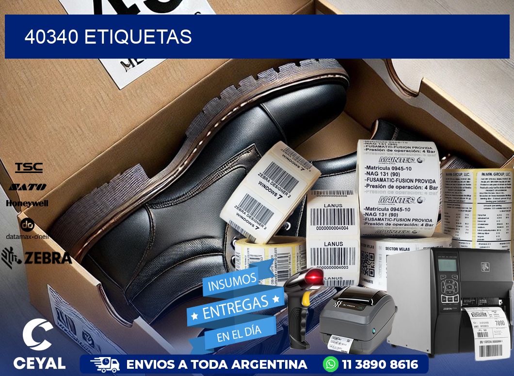 40340 ETIQUETAS