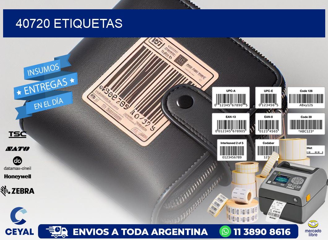 40720 ETIQUETAS