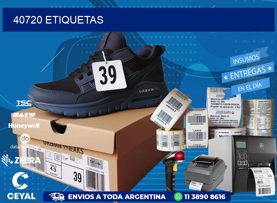 40720 ETIQUETAS