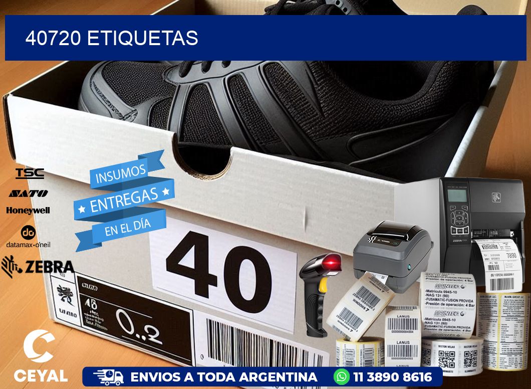 40720 ETIQUETAS