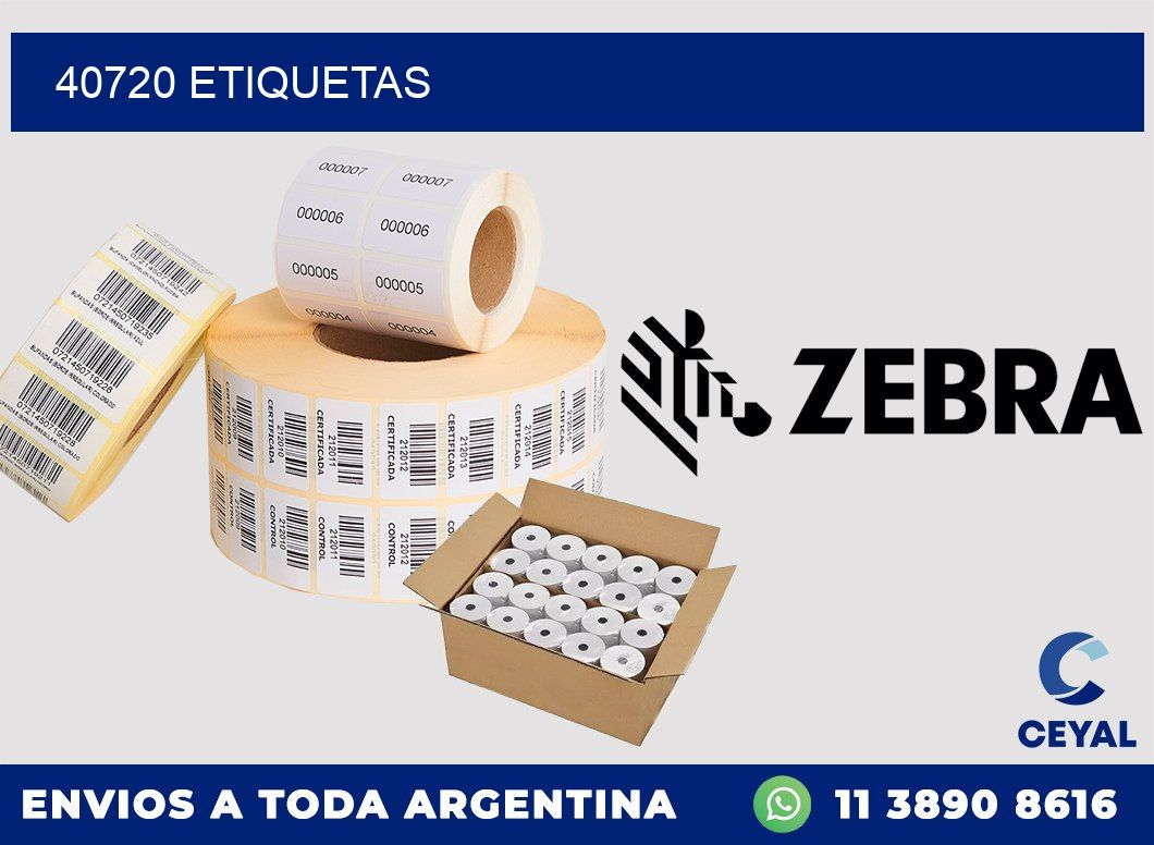 40720 ETIQUETAS