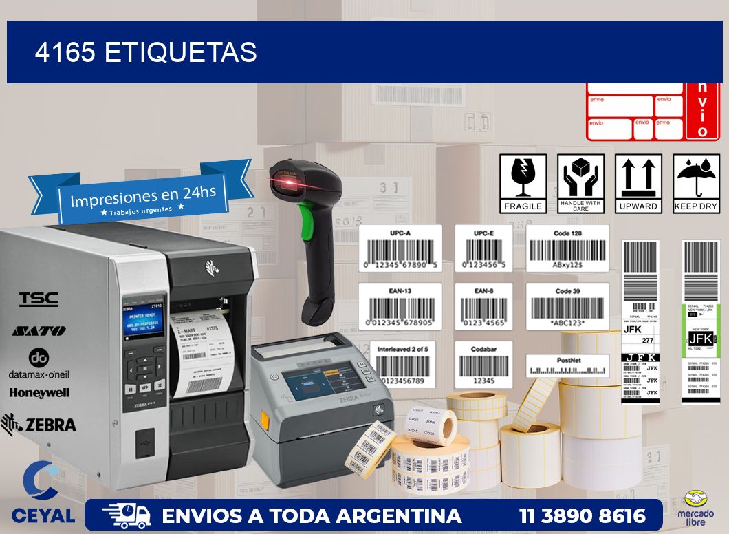 4165 ETIQUETAS