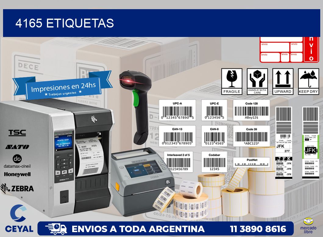 4165 ETIQUETAS