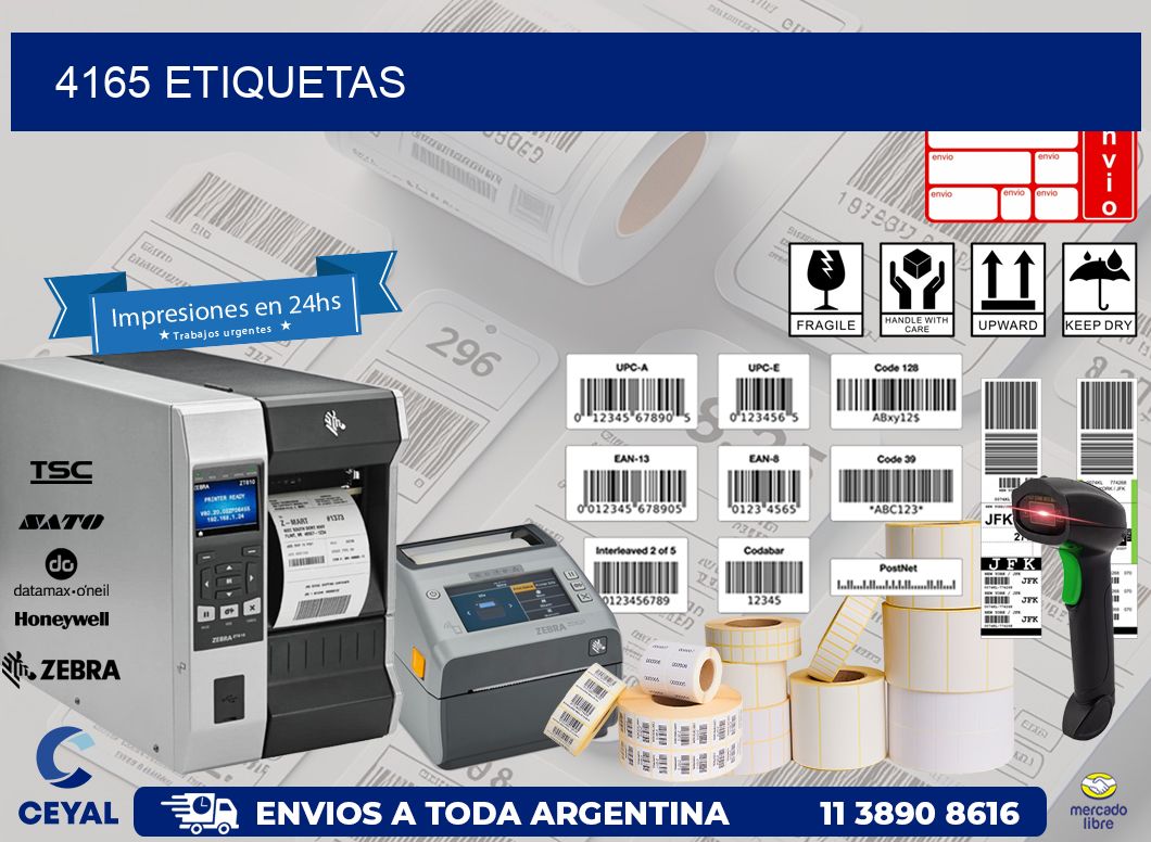4165 ETIQUETAS