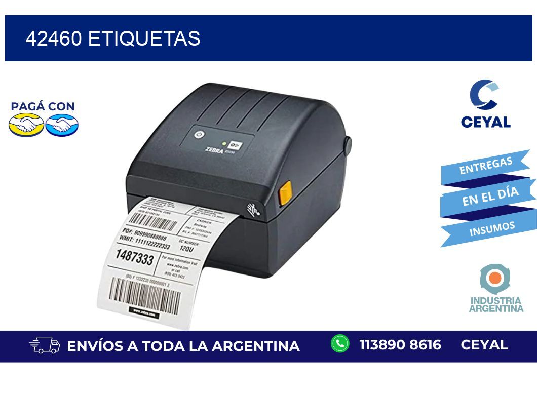 42460 ETIQUETAS