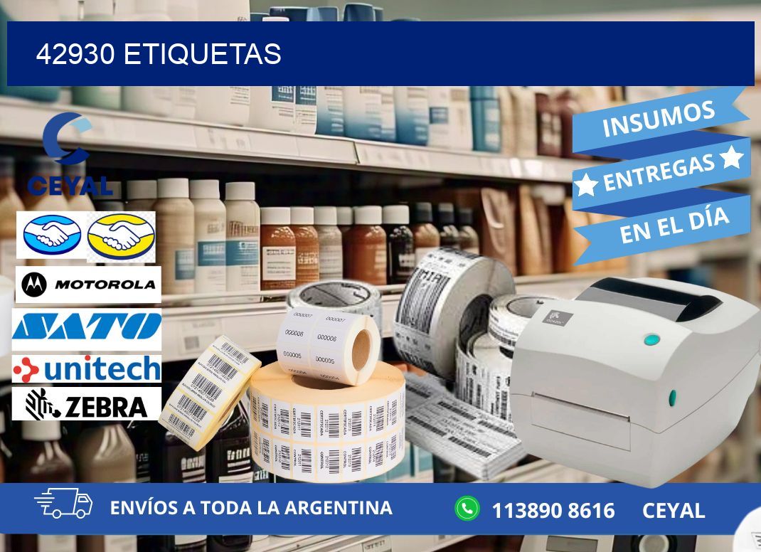42930 ETIQUETAS
