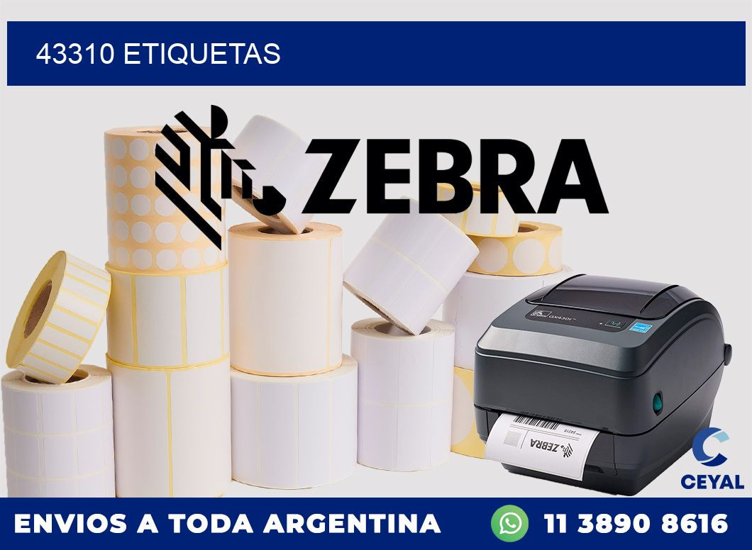 43310 ETIQUETAS