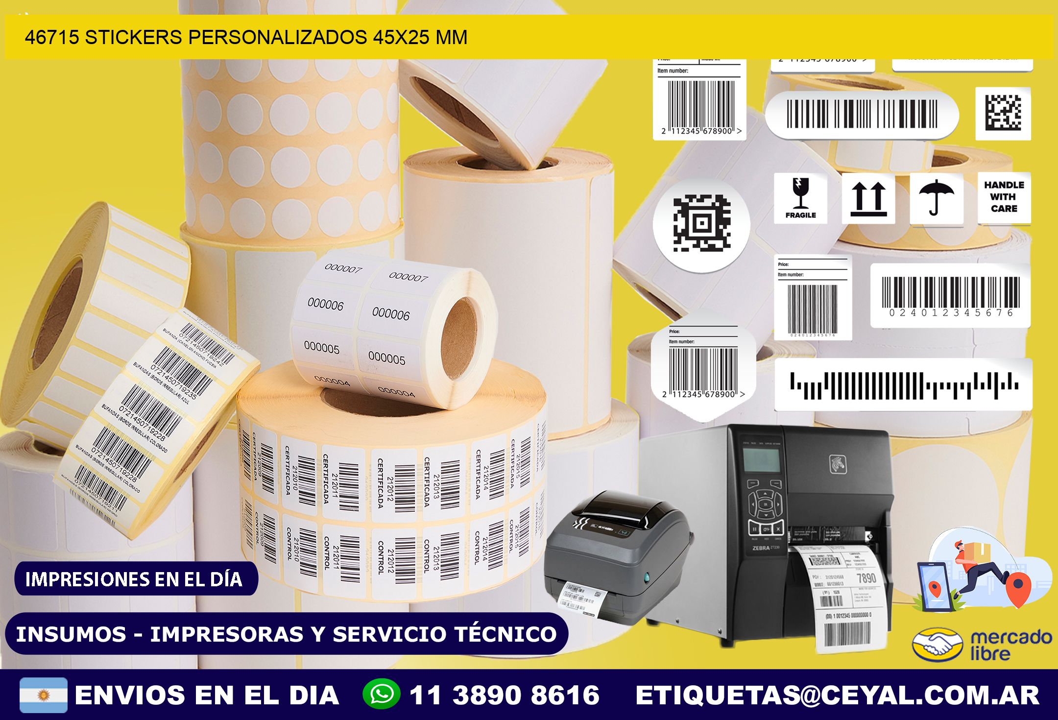 46715 STICKERS PERSONALIZADOS 45×25 mm