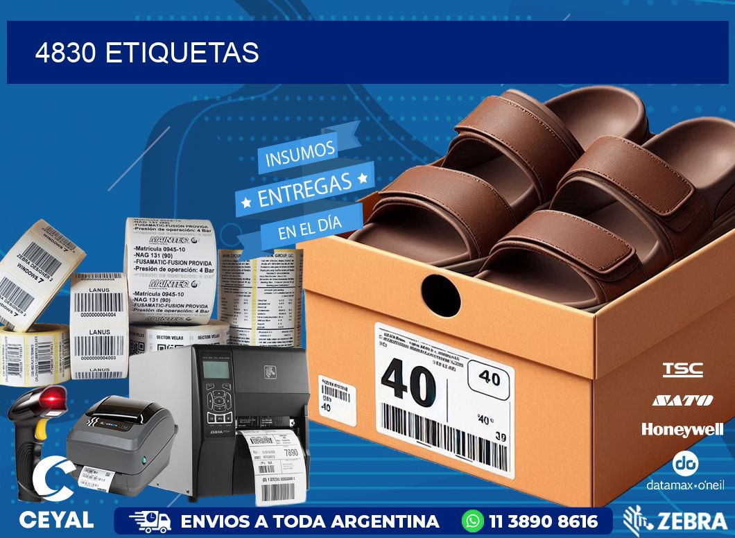 4830 ETIQUETAS