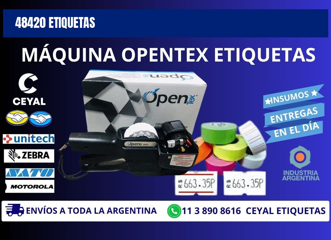 48420 ETIQUETAS