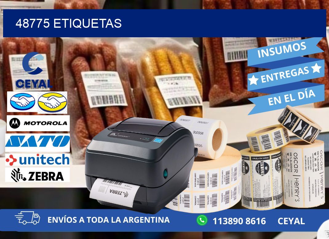 48775 ETIQUETAS